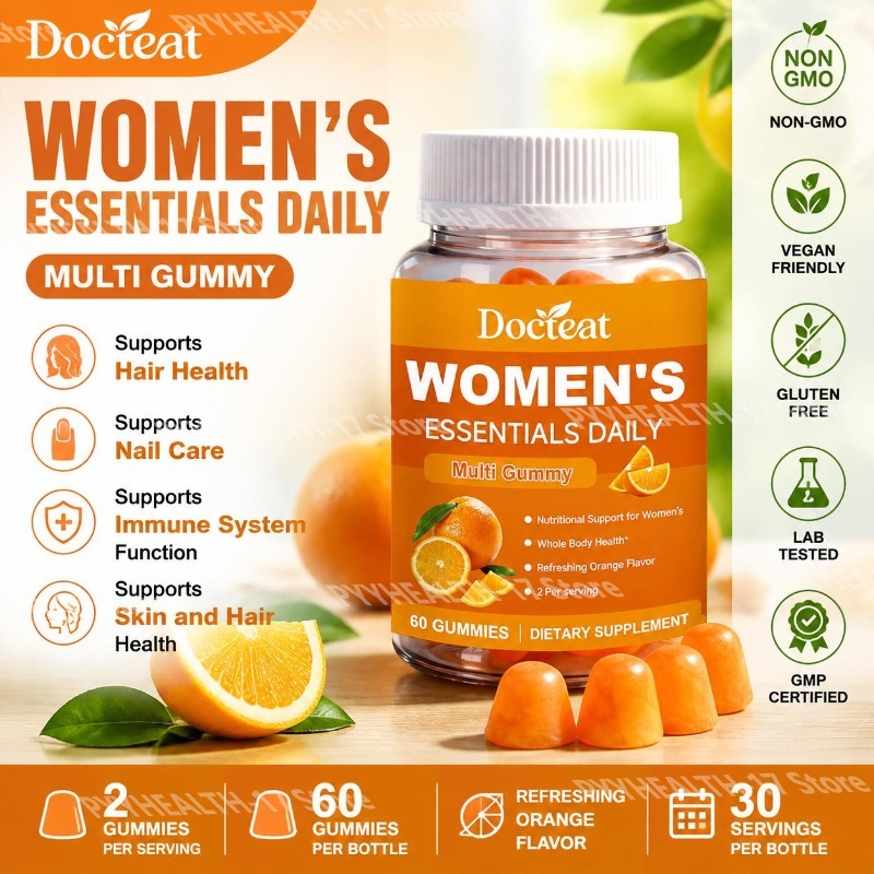 Multivitamin Gummy Adult - Docteat Kadınlar İçin Günlük Çok Amaçlı