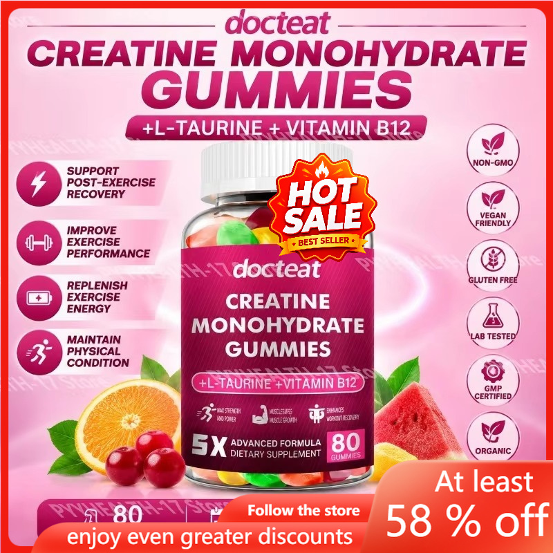 Multivitamin Gummy Adult - Kreatin Monohidrat Sakızları, L-Taurin ve B12