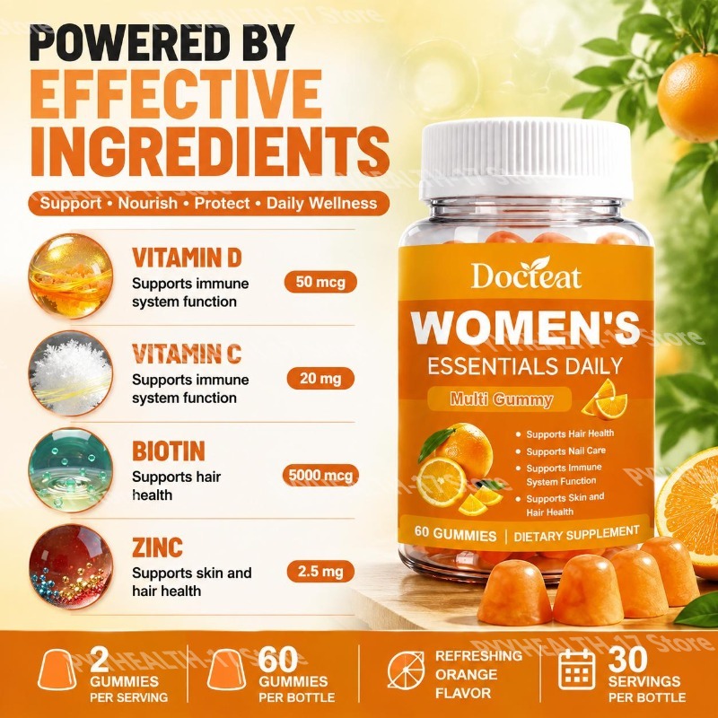 Docteat Kadınlar İçin Günlük Ç - Multivitamin Gummy Adult incelemesi ve fiyatı